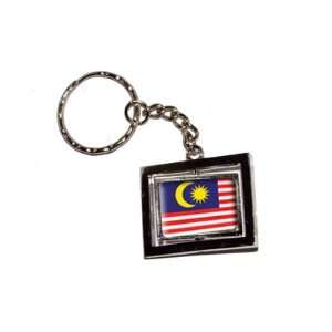 Malaysia Country Flag   New Keychain Ring