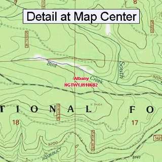  USGS Topographic Quadrangle Map   Albany, Wyoming (Folded 