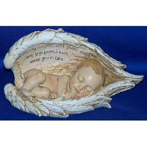  8.25 Resin Figurine   Baby Sleeping in a Wing Everything 
