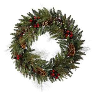  2.5 ft. Christmas Wreath   Green   Regal Mix Pine/Berry 
