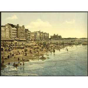   Reprint of The beach at high water, Ostend, Belgium