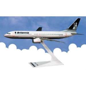  B737 800 Pre Decorated Plastic Snap Fit Model Plane 