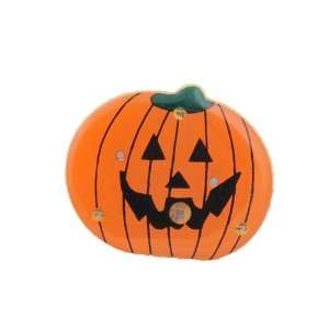   & Shine Flashing Halloween Pumpkin Brooch Pin, 5 Pack Toys & Games