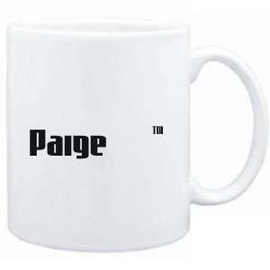  Mug White  Paige TM  Last Names