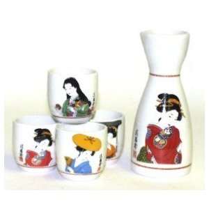  Geisha Sake Set