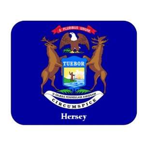  US State Flag   Hersey, Michigan (MI) Mouse Pad 