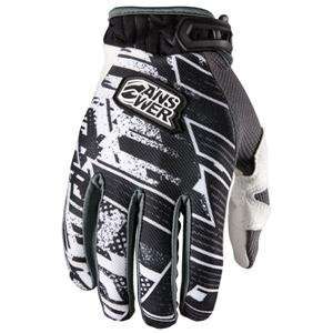 Answer Racing 2012 Ion Breeze Vented Glove White Black (XLarge 451007)