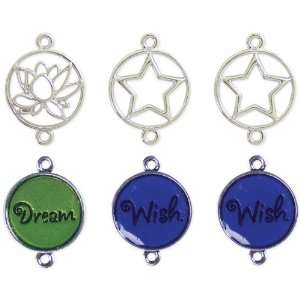  Meanings Connectors 18mm, 6/Pkg Dream Wish