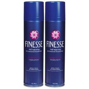 Finesse Extra Hold Aerosol Hair Spray, 7 oz, 2 ct (Quantity of 5)