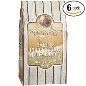   Specialties Salt & Pepper Fish Breading, 16 Ounce Boxes (Pack of 6