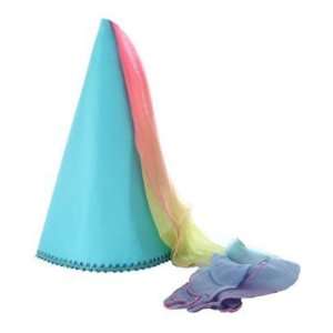    Sarahs Silks Princess Hat Turquoise/RAINBOW Veil Toys & Games