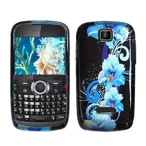  iNcido Brand Motorola Theory WX430 Cell Phone Blue Flower 