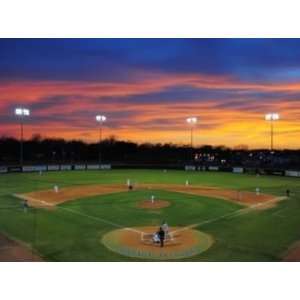 Replay Photos 069143 S Sunset at Clay Gould Ballpark Unframed Picture 