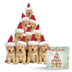  Golden Retriever Puppies Holiday Puzzle Toys & Games