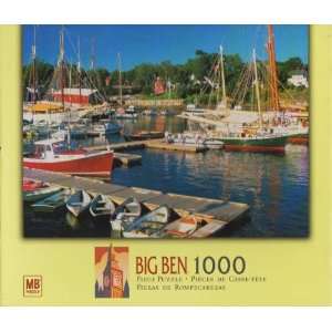    Big Ben 1000 Piece Puzzle Camden Harbor, Me, USA Toys & Games