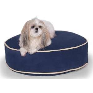    24 in. Round Dog Bed w Microsuede Fabric Cover