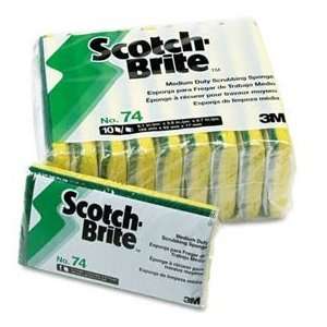  3m™ Scotch Brite™ Medium Duty Scrubbing Sponge   10 Ct 