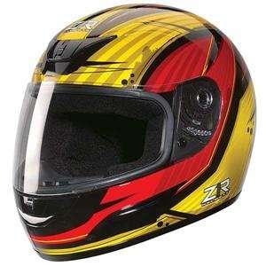  Z1R Stance Raid Helmet   X Small/Black/Yellow Automotive