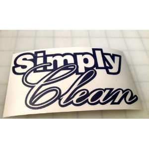 Simply Clean Sticker Decal