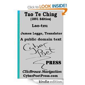 Tao Te Ching (1891 Legge Translation with ClicBrowz navigation) Lao 
