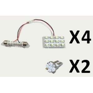  White 6 Lights LED Interior Package 58 LEDs Total Lexus 