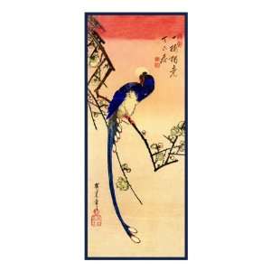  Counted Cross Stitch Chart Long Tailed Bluebird by Japanese 