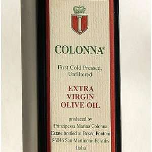Colonna Italian Extra Virgin Olive Oil, First Cold Pressed and 