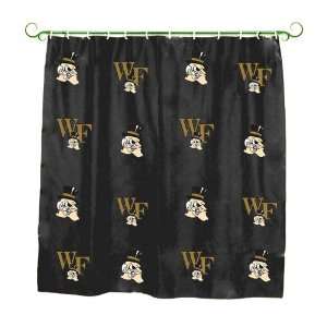  Wake Forest Shower Curtain by College Covers