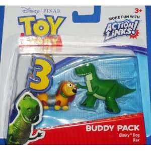  Disney Pixar Toy Story 3 Buddy 2 Pack Slinky Dog (Variant 