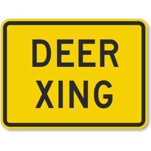  Deer Xing High Intensity Grade Sign, 24 x 18 Office 