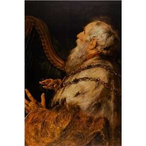  King David by Sir Peter Paul Rubens, 17 x 20 Fine Art 