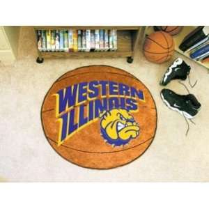  Western Illinois WIU Leathernecks Basketball Shaped Area 