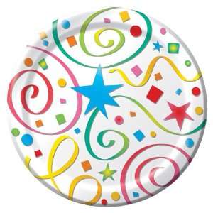  Party Streamers Paper Dessert Plates Toys & Games