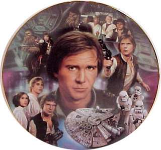 Star Wars Han Solo Heroes and Villains Plate, Hamilton  