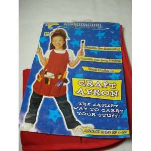  Imaginarium Red Craft Apron 15 x 24 Toys & Games