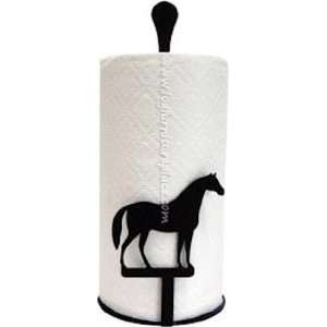  Wrought Iron Horse Paper Towel Stand