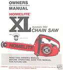HOMELITE XL2 Super 2 Owners Operators Manual items in Chain Saw 
