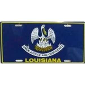  Louisiana Flag License Plate Plates Tags Tag auto vehicle car 