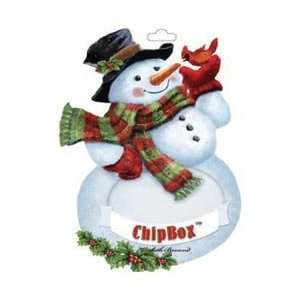  K&Company Visions Of Christmas Alphabet Chipbox Snowman 