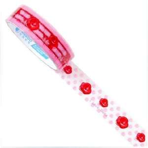  transparent red roses Deco Tape Scotch tape Toys & Games