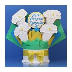 With Sympathy Cookie Bouquet   5 Pieces Grocery & Gourmet Food