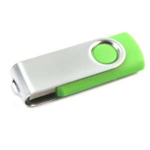  2GB USB2.0 Flash Memory Drive Thumb Swivel Design Green 