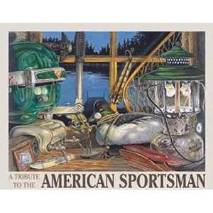  Outdoor Metal Tin Sign American Sportsman Nostalgic