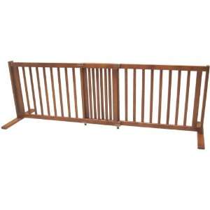  Crown Pet 21 Inch Freestanding Pet Gate, All Wood with 