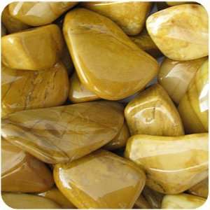 YELLOW JASPER   Tumbled Stones 10 SMALL Crystals