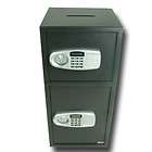 Digital Depository Security Safe Drop Box Double Door Cash Jewelry