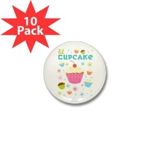  Mini Button (10 Pack) Lil Cupcake 