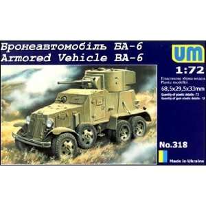  BA6 Russian Armored Vehicle 1 72 Uni Models Toys & Games