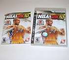 case only no game for nba 2k10 w booklet ps3