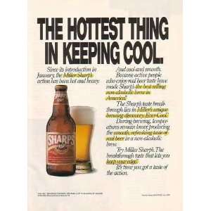  1990 Miller Sharps Non Alcoholic Beer Hottest Thing Print 